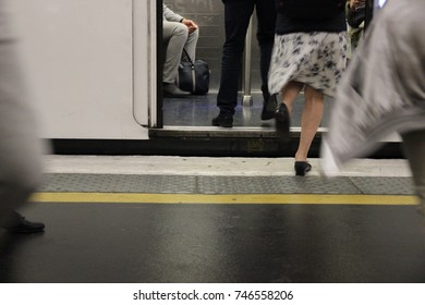 Legs in the underground