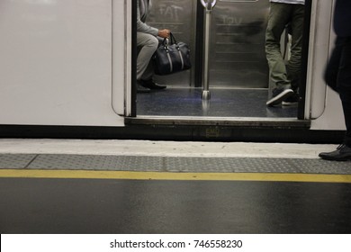 Legs in the underground