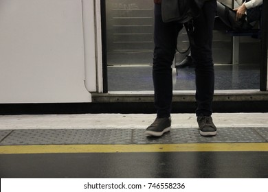 Legs in the underground