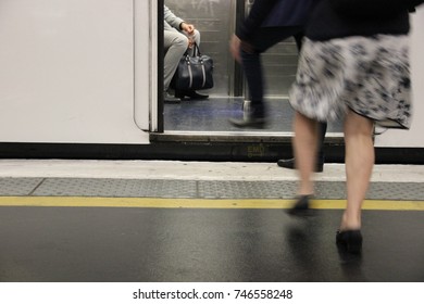 Legs in the underground