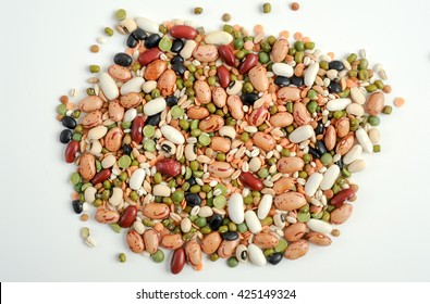 Legumes Beans For Background And Texture