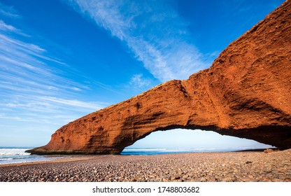 Legzira Beach Atlantic Ocean Morocco Stone Bridge