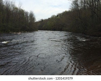 The Lehigh River In Pennsylvania 