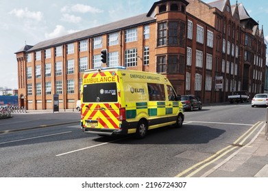 Leicester, United Knigdom- September 1, 2022: A Photo Of United Kingdom East Midlands Ambulance Service.