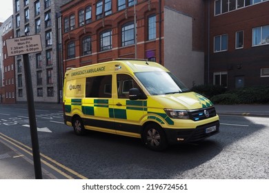 Leicester, United Knigdom- September 1, 2022: A Photo Of United Kingdom East Midlands Ambulance Service.