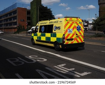 Leicester, United Knigdom- September 1, 2022: A Photo Of United Kingdom East Midlands Ambulance Service.