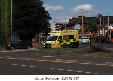 Leicester, United Knigdom- September 1, 2022: A Photo Of United Kingdom East Midlands Ambulance Service.