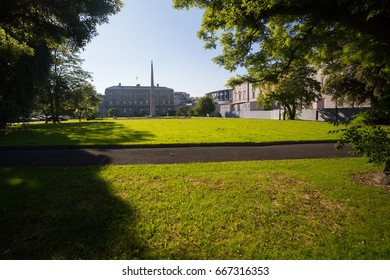 Leinster House, The Government Buildings In Dublin, Ireland
