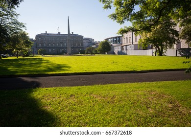 Leinster House, The Government Buildings In Dublin, Ireland
