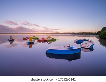 
Leisure Boats On Lake Leon, France