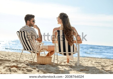 Similar – Image, Stock Photo beach chairs