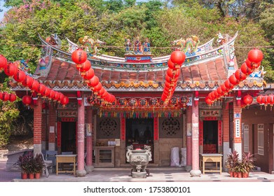 Leiyu, Taiwan - November 9, 2014: General Li Guang-qian Temple, Built Between 1951 And 1953 To Commemorate Regimental Commander Li Guang-qian Who Fell In The Line Of Duty At The Guningtou Battle