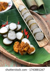 Lemang And Ayam Rendang, Traditional Malaysian Cuisine