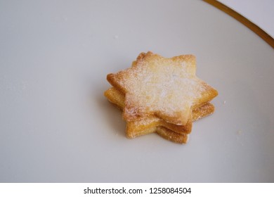 Lemon Butter Cookies, Star Shape