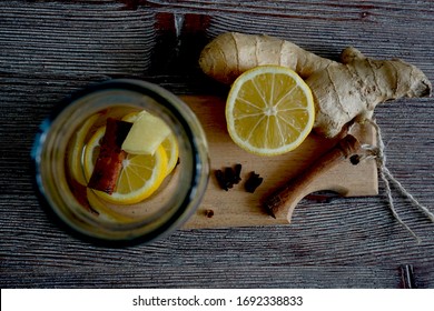           
Lemon Cinnamon Ginger Clove Toxin Shooter Water 