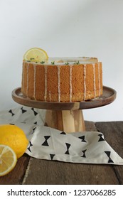 Lemon Earl Grey Chiffon Cake On Cake Stan , Hot Earl Grey In Cup