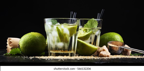 Lemon Fruit Lime Caipirinha Of Brazil