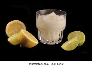 Lemon Granita Juice With Lemons