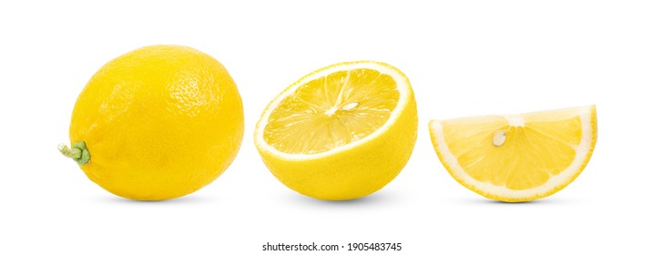 Lemon Isolated On White Background