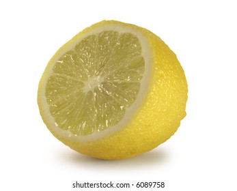 Lemon Isolated On White Background Stock Photo 6089758 | Shutterstock