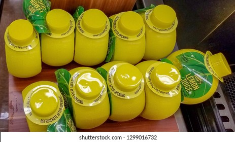 Lemon Juice In Colorful Squirt Bottles.
El Paso, Texas
29 January 2019