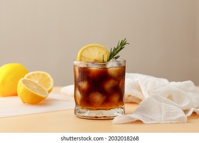 a lemon juice iced coffee - Shutterstock ID 2032018268