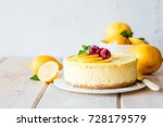 Lemon mousse vanilla cheesecake