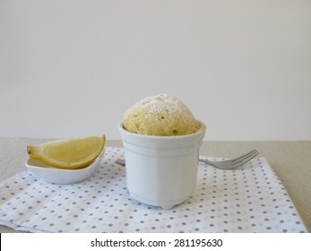 Lemon Mug Cake From Microwave