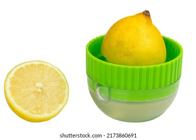 Lemon Squeezer Isolated Over A White Background