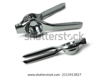 lemon squeezer on a white background; with clipping path