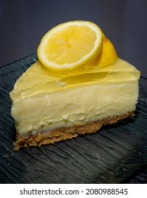 Lemon Tart With Gin And Tonic Jelly