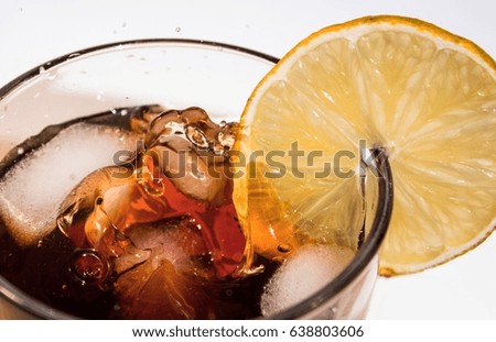lemon tea drink