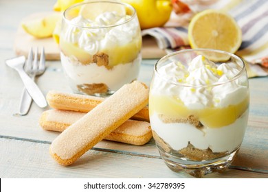 Lemon Tiramisu In A Glass