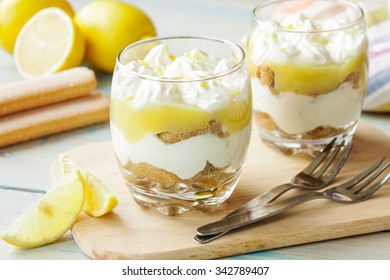 Lemon Tiramisu In A Glass