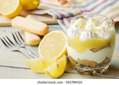 Lemon Tiramisu In A Glass