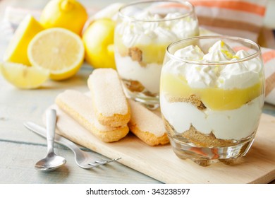 Lemon Tiramisu In A Glass