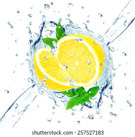 Lemon And Water Splash