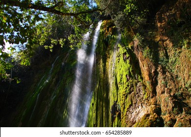 The Lemon Waterfall, Dominican Republic, Caribbean