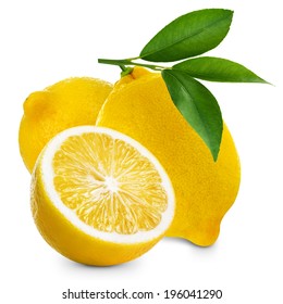 Lemons isolated