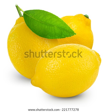 lemons isolated 