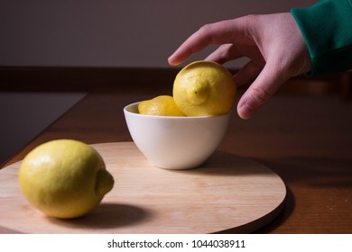 Lemons on the table