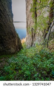 The Lena Pillars Is A Geological Formation And A Natural Park Of The Same Name In Russia, On The Banks Of The Lena River. Located In Khangalassky District Of Yakutia, 104 Km From The City Of Pokrovsk.