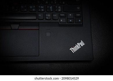 Lenovo Thinkpad X280 Gen With Computer On The Black Table