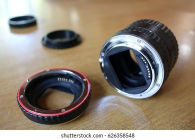 The lens adapter for macro.