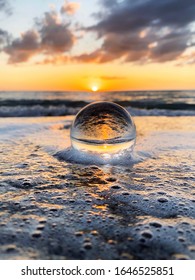 Lens Ball In The Ocean