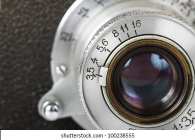 Lens of old camera