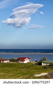 Lenticular Cloud On Iceland