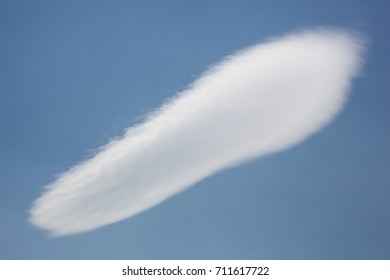 Lenticular Cloud In The Sky In Corsica, France 