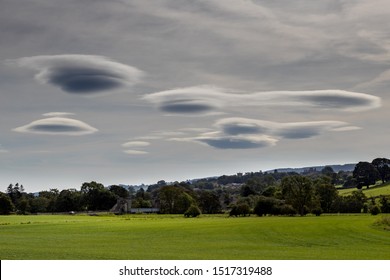 Lenticular Clouds over Middleham in the yorkshire dales