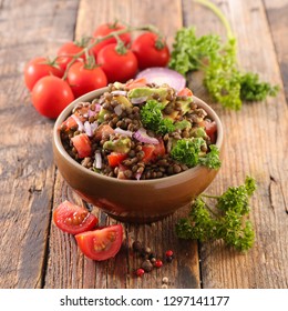 Lentil Salad And Herbs